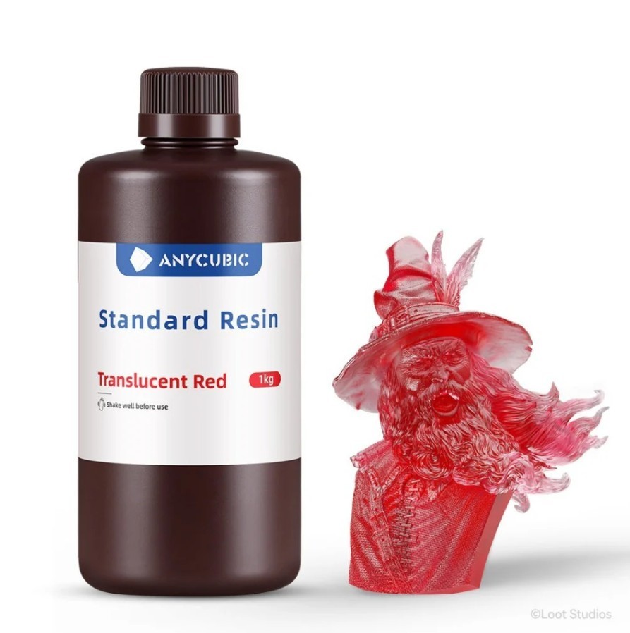 Anycubic Uv Reçine 1 KG - SLA (YENİ SERİ) SPT - Kırmızı