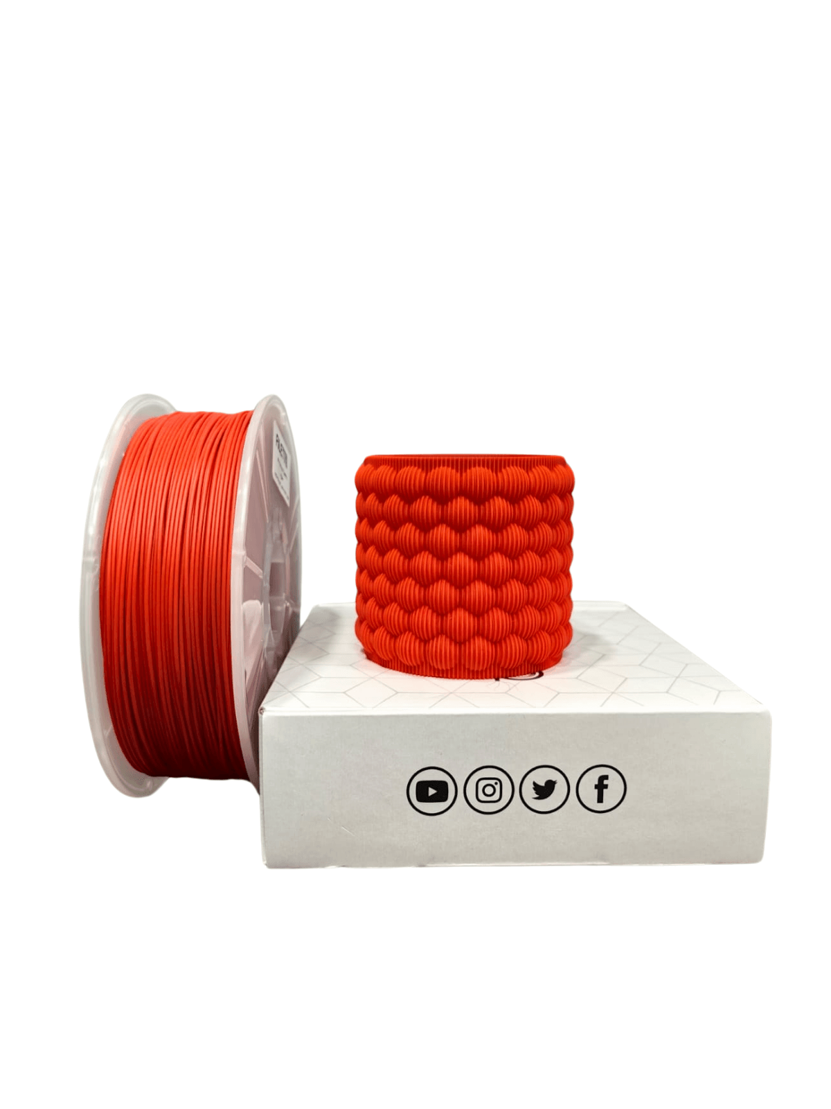 Filetto Pla+ Filament 1.75mm 1KG - Red