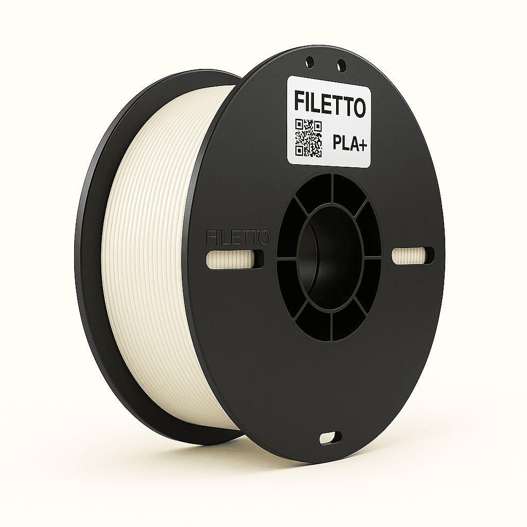 Filetto PLA+ 3D Filament – 1.75mm – 1KG – AMS Uyumlu - inci Beyazı