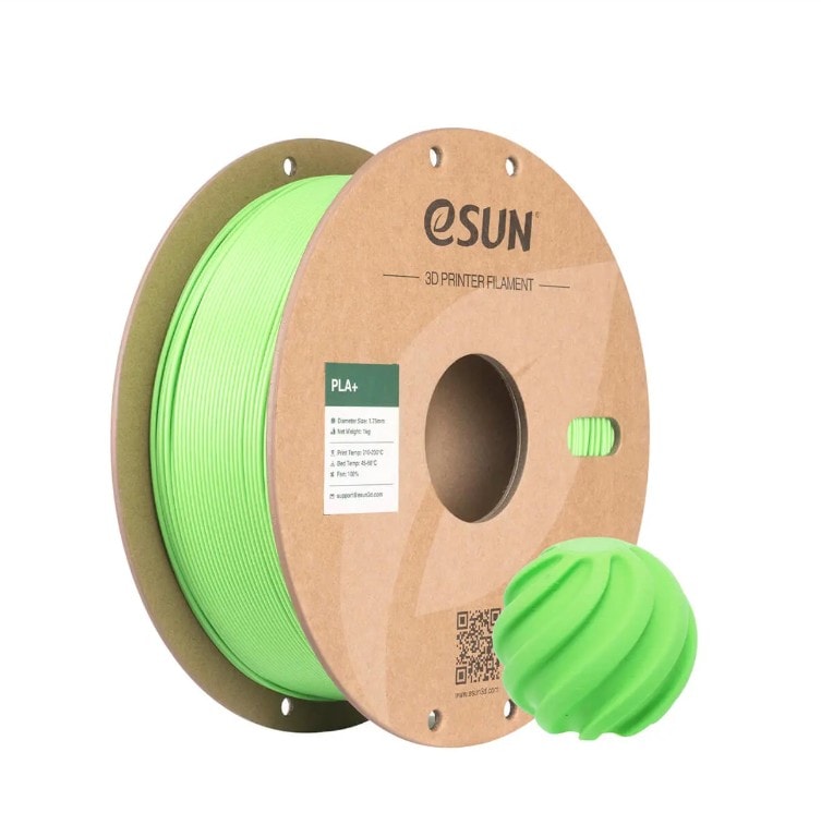 eSUN  Pla+ Filament 1.75mm 1 KG - RGB Green