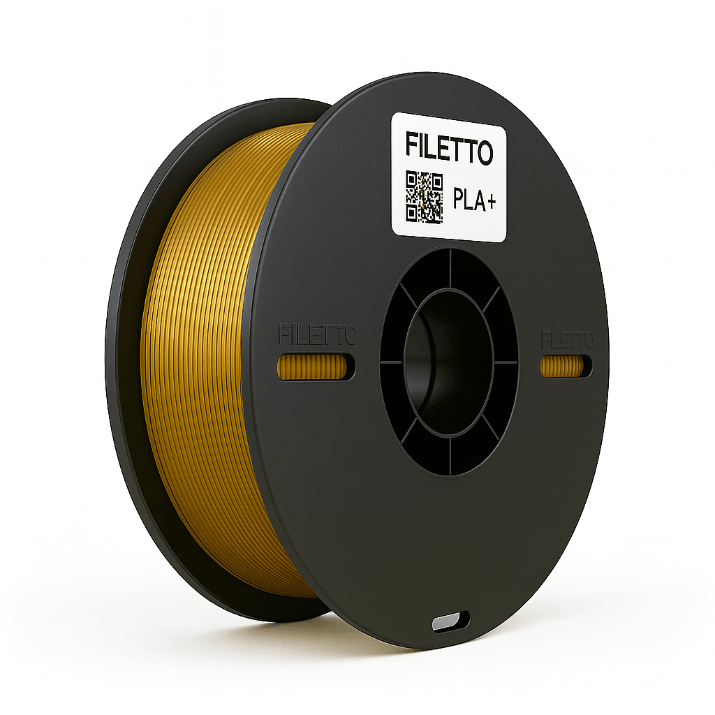 Filetto PLA+ 3D Filament – 1.75mm – 1KG – AMS Uyumlu - Bronz