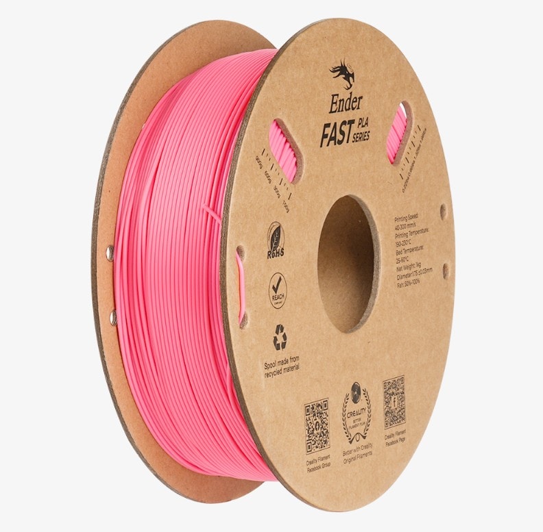 Creality Ender Fast PLA Filament 1.75mm 1kg - Pembe