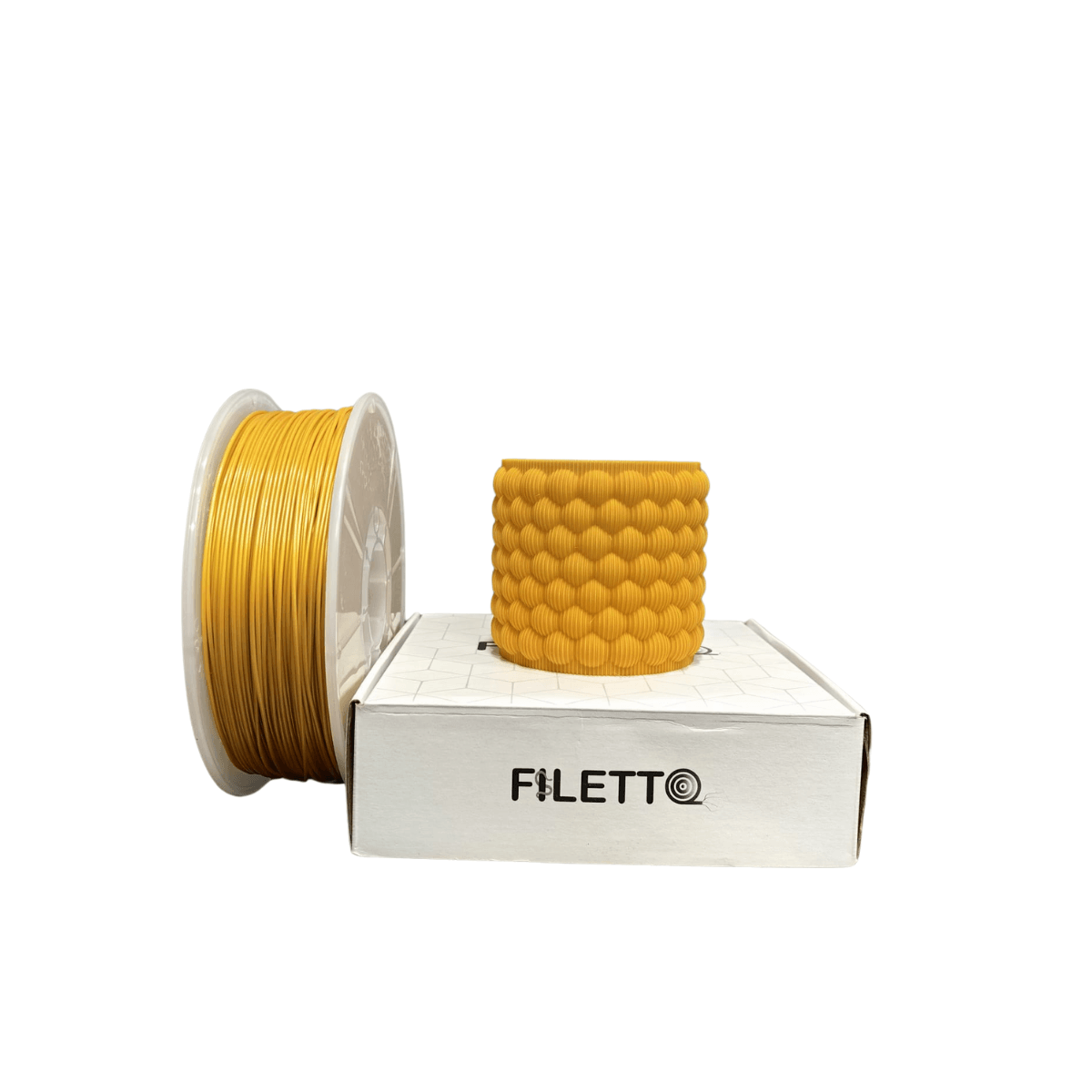 Filetto Pla+ Filament 1.75mm 1KG - Gold