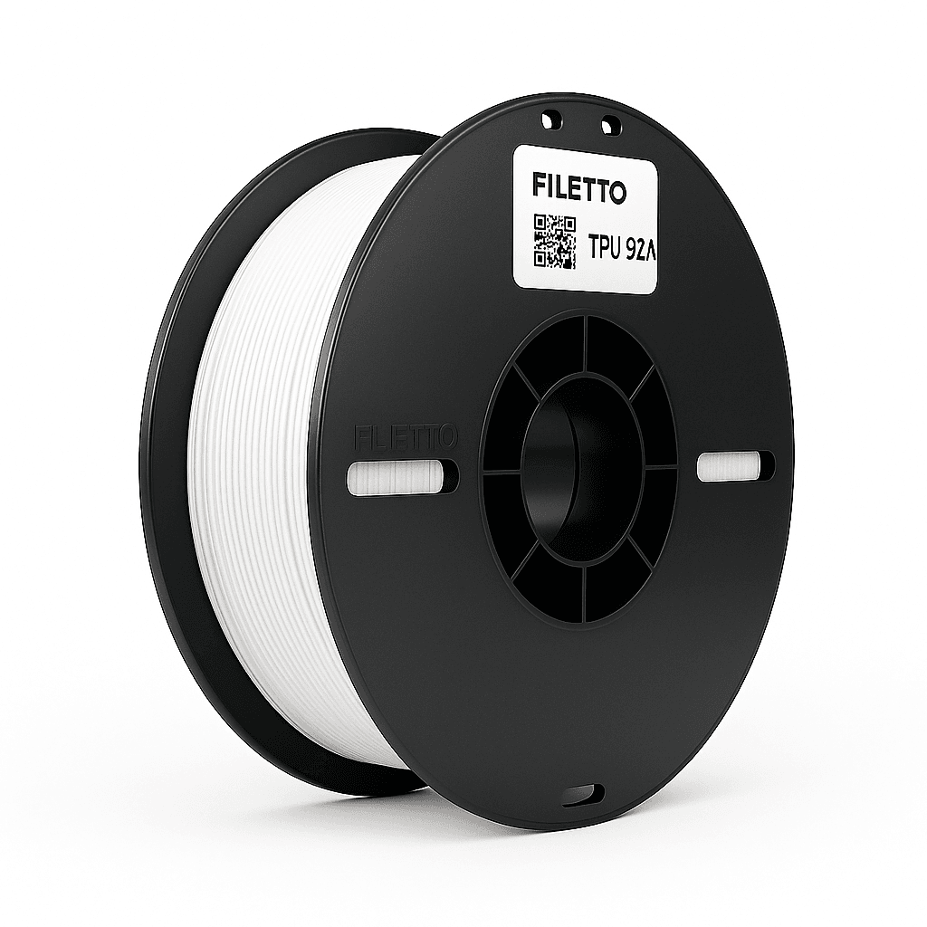 Filetto TPU 92A (Flex) Filament 1.75 mm - 800 gr - Beyaz