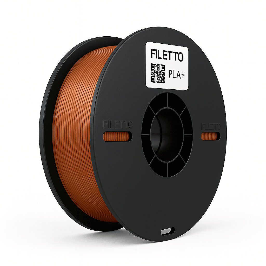 Filetto PLA+ 3D Filament – 1.75mm – 1KG – AMS Uyumlu - Bakır