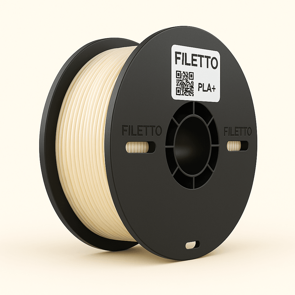 Filetto PLA+ 3D Filament – 1.75mm – 1KG – AMS Uyumlu - inci Beyazı