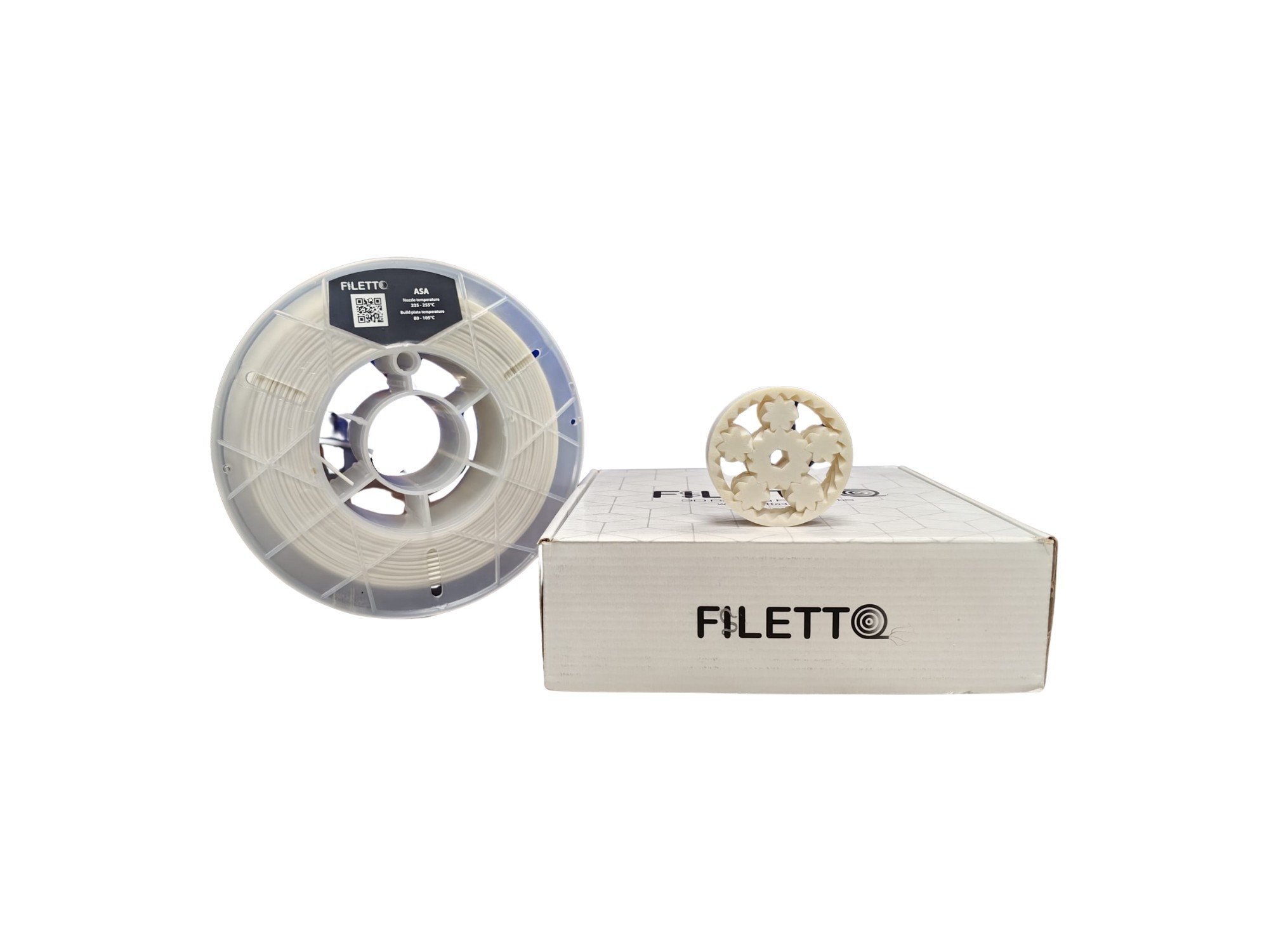 Filetto 1.75 mm ASA Filament 750 gr - Beyaz