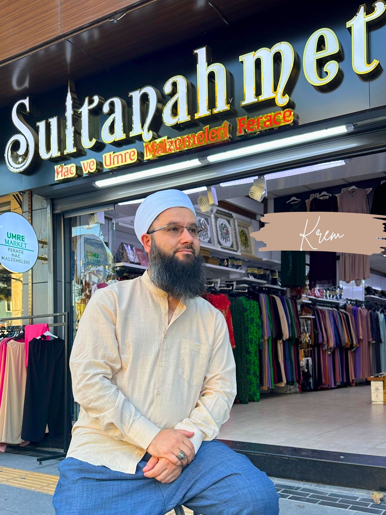 Tam Düğme Hakim Yaka Keten Gömlek