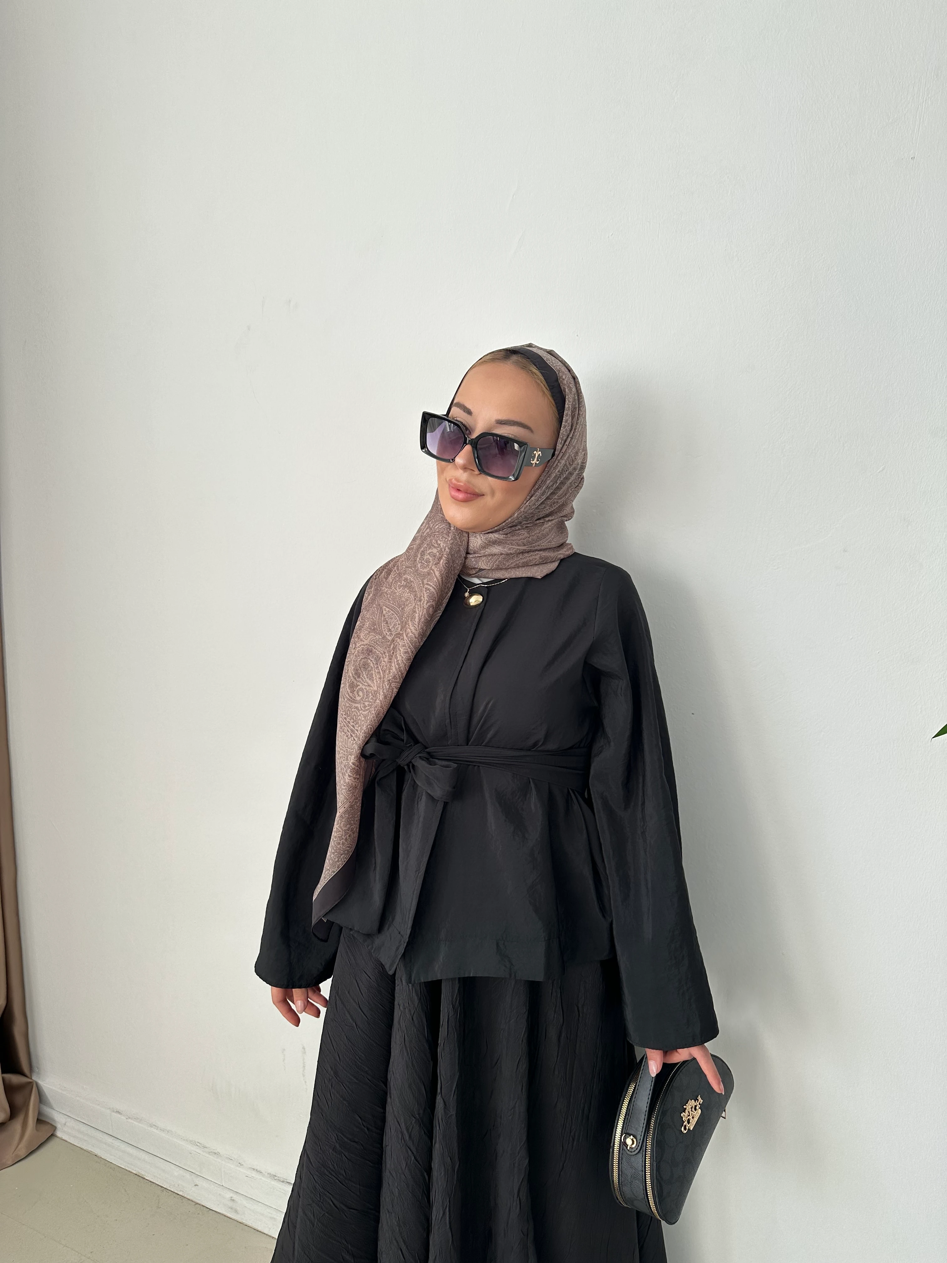 Gold Düğme Detay Premium Takım