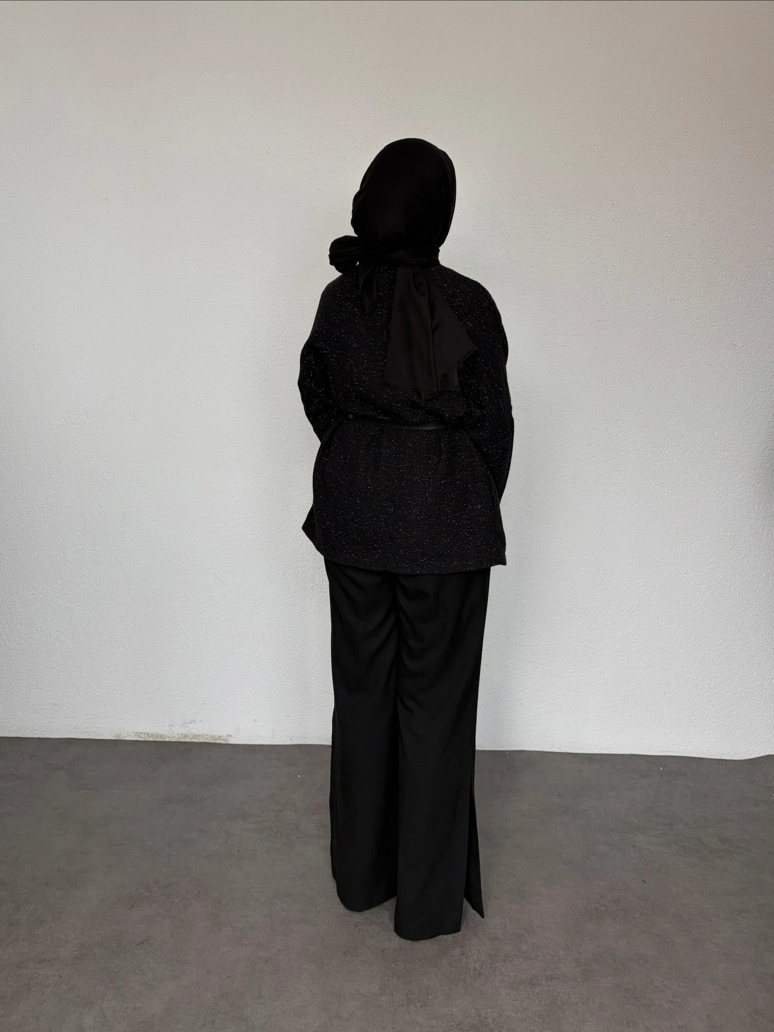 Sim İpli Kemerli Ceket