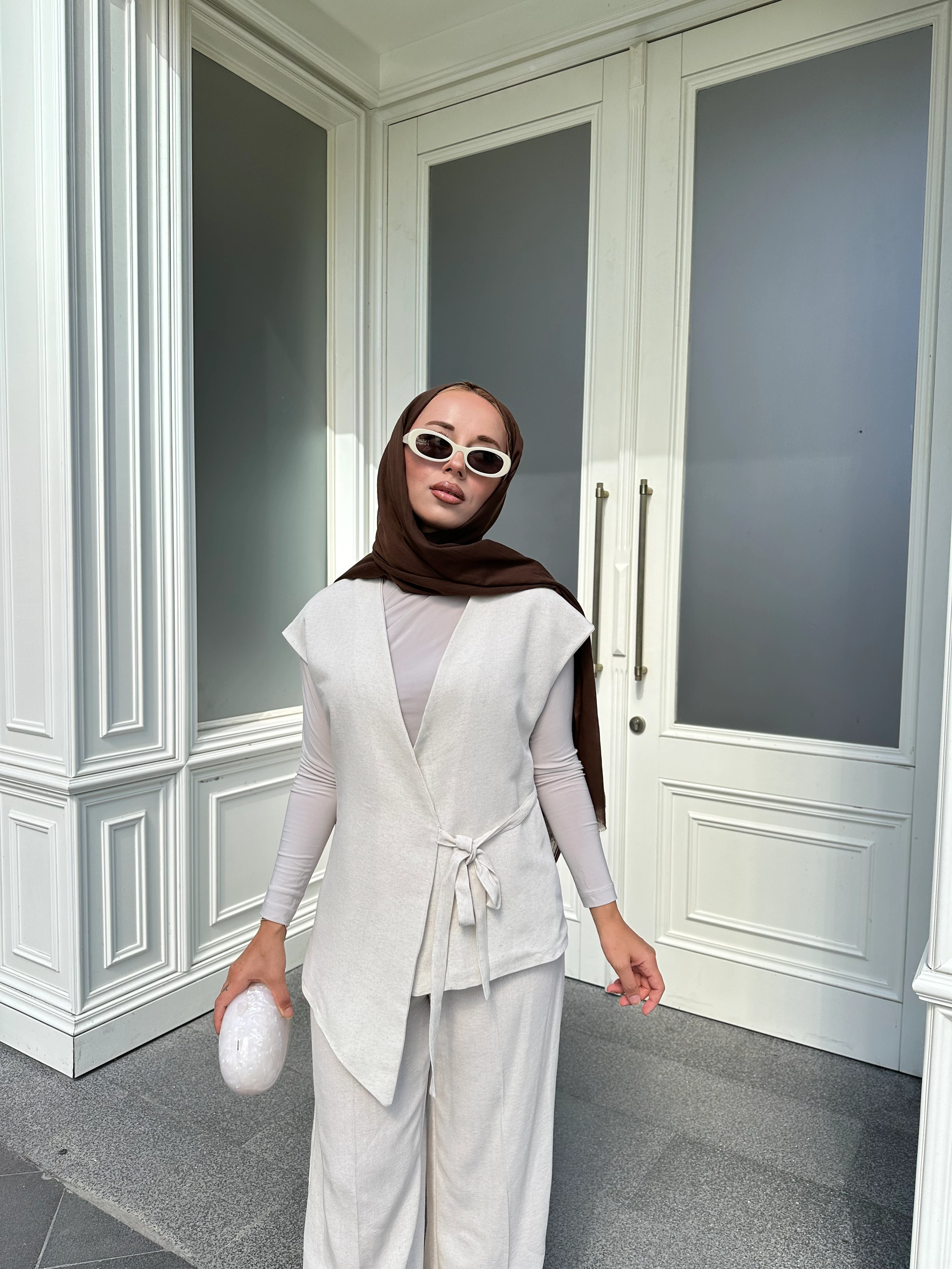 Asimetrik Kesim Keten Takım