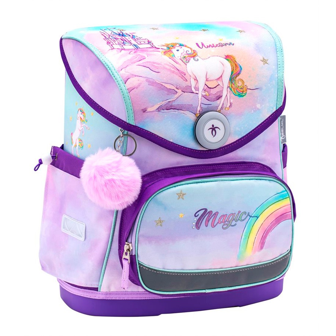 Belmil Rainbow Unicorn Magic Ergonomik Mıknatıslı Okul Çantası 405-41/AG-4