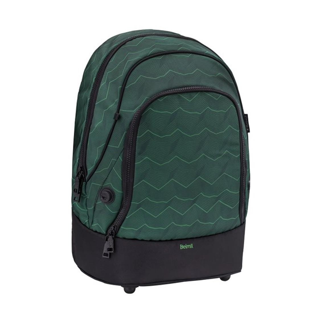 Belmil Waves Green 2 in 1 Ergonomik Okul Çantası 338-84/P/10