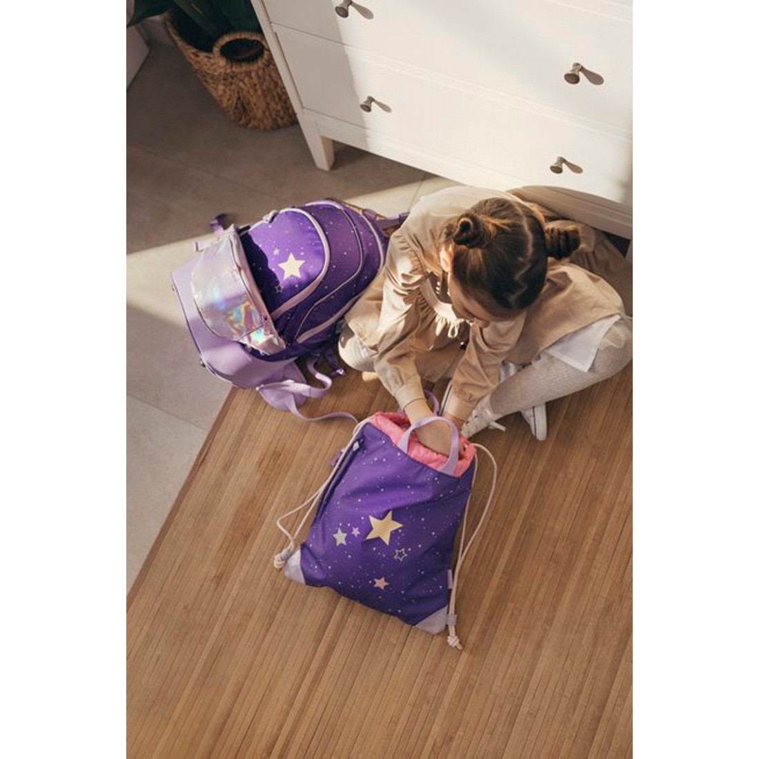 Belmil Purple Chic 2 in 1 Ergonomik Okul Çantası 338-84/P/1