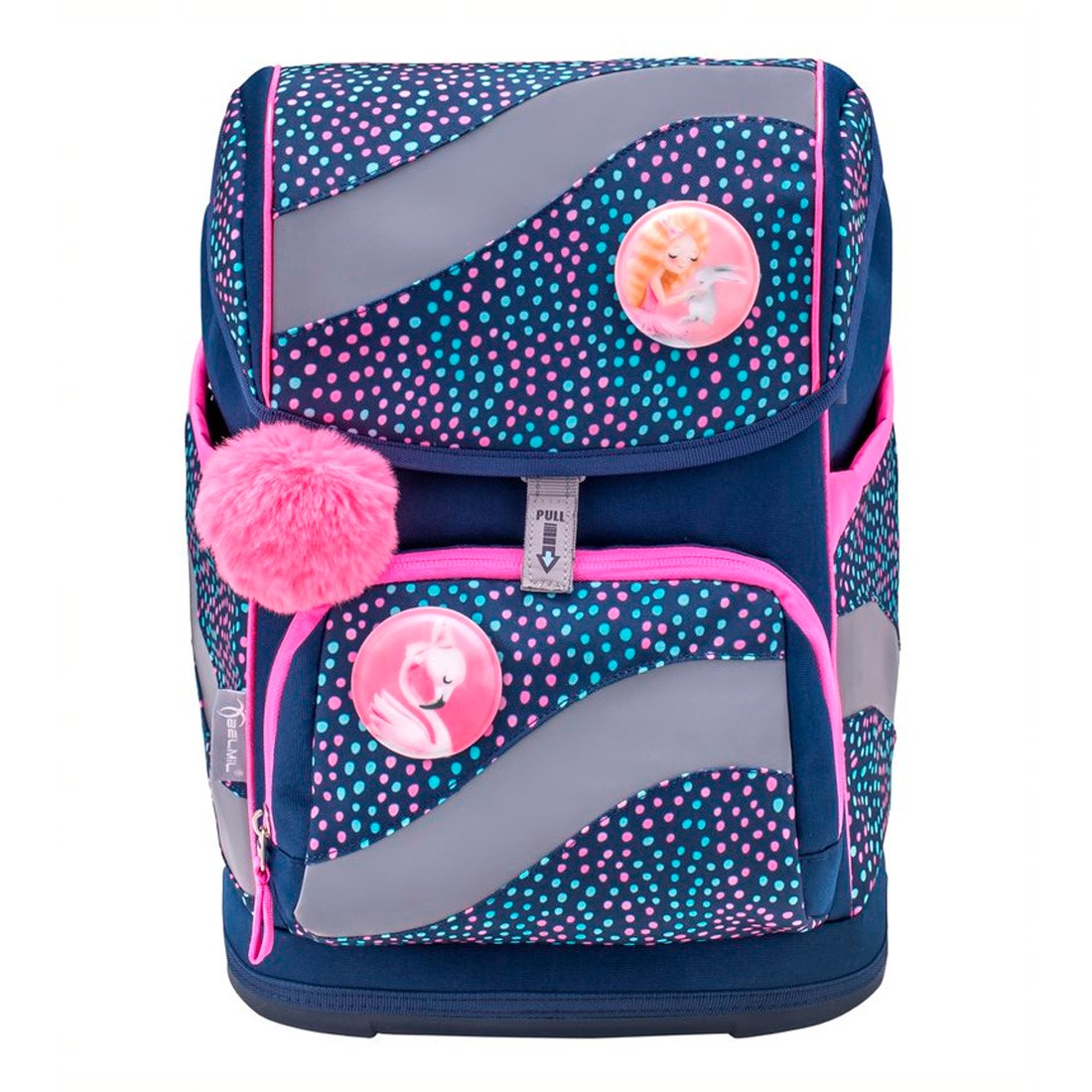 Belmil Amazing Polka Dot 2 Ergonomik Mıknatıslı Okul Çantası 405-51/AG-6