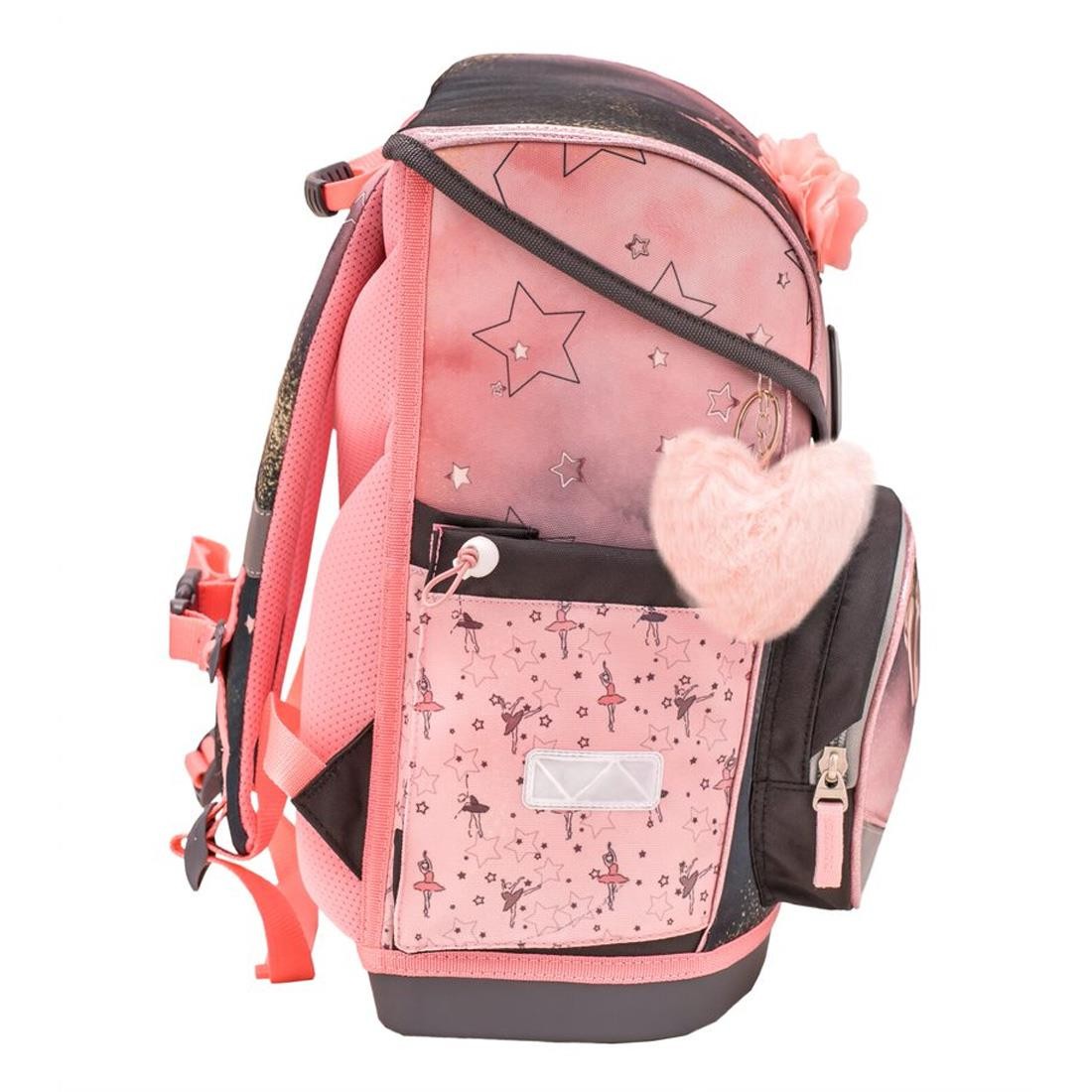 Belmil Ballerina Black Pink Ergonomik Mıknatıslı Okul Çantası 405-41/AG-3