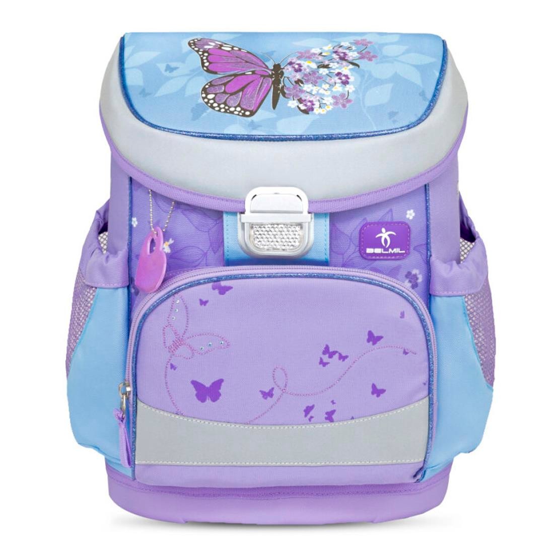 Belmil Purple Blue Butterfly Ergonomik Okul Çantası 405-33/AG
