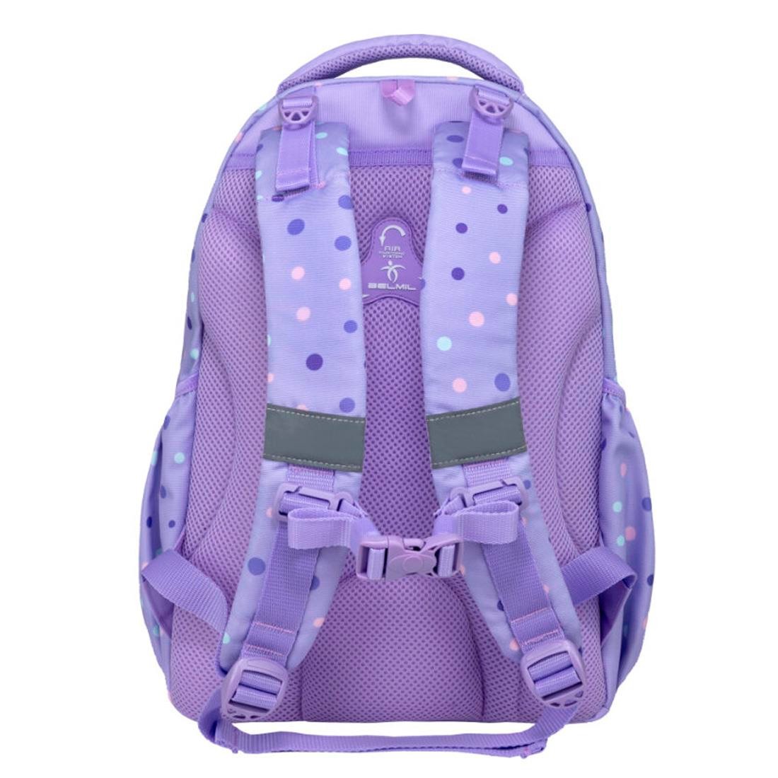 Belmil Purple Dots Ergonomik Okul Çantası 338-36
