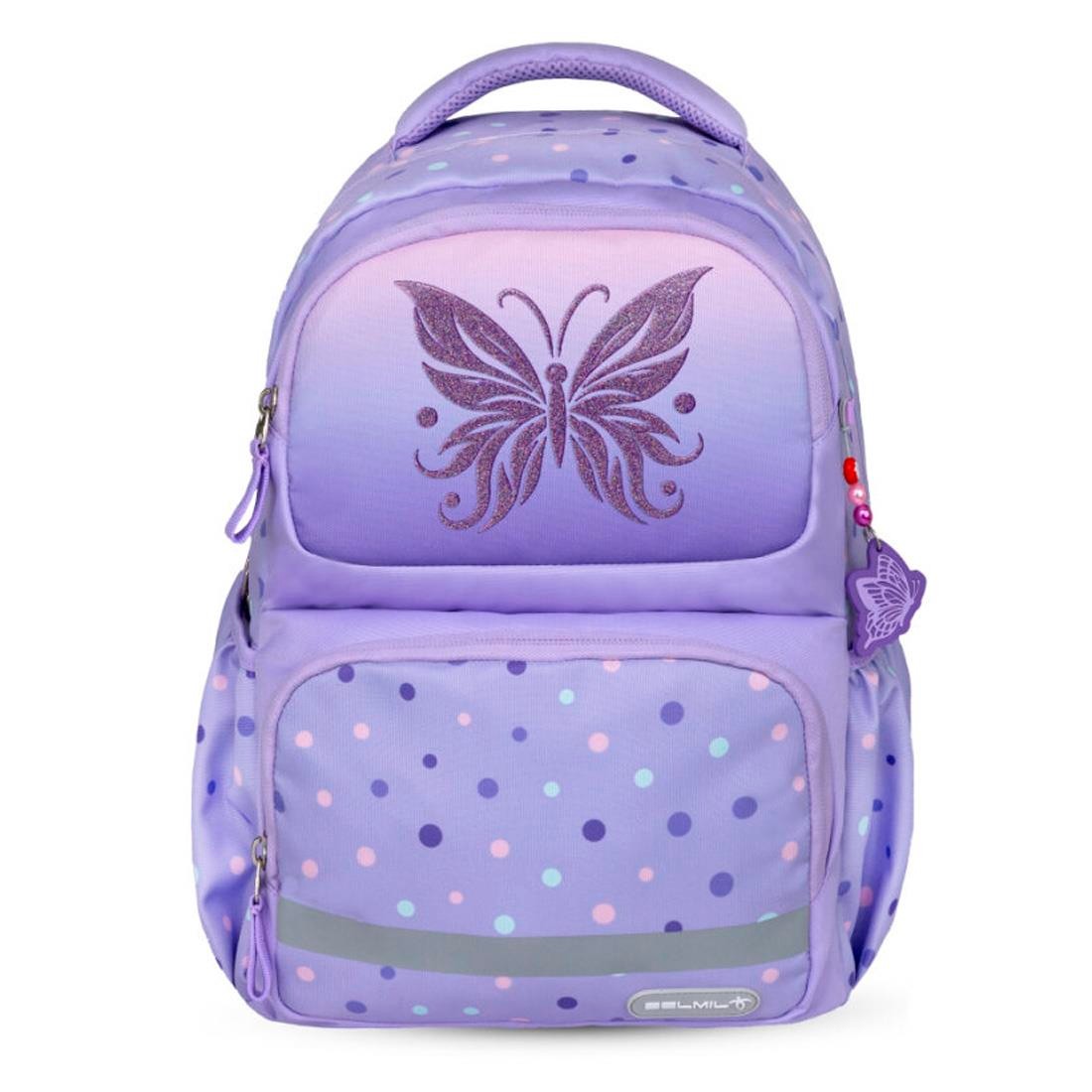 Belmil Purple Dots Ergonomik Okul Çantası 338-36
