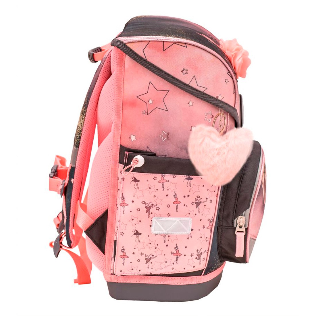 Belmil Ballerina Black Pink Ergonomik Mıknatıslı Okul Çantası 405-41/AG-3
