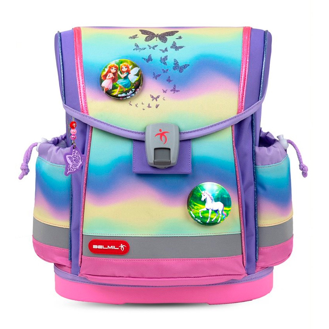 Belmil Rainbow Ombre Ergonomik Mıknatıslı Okul Çantası 405-78/AG