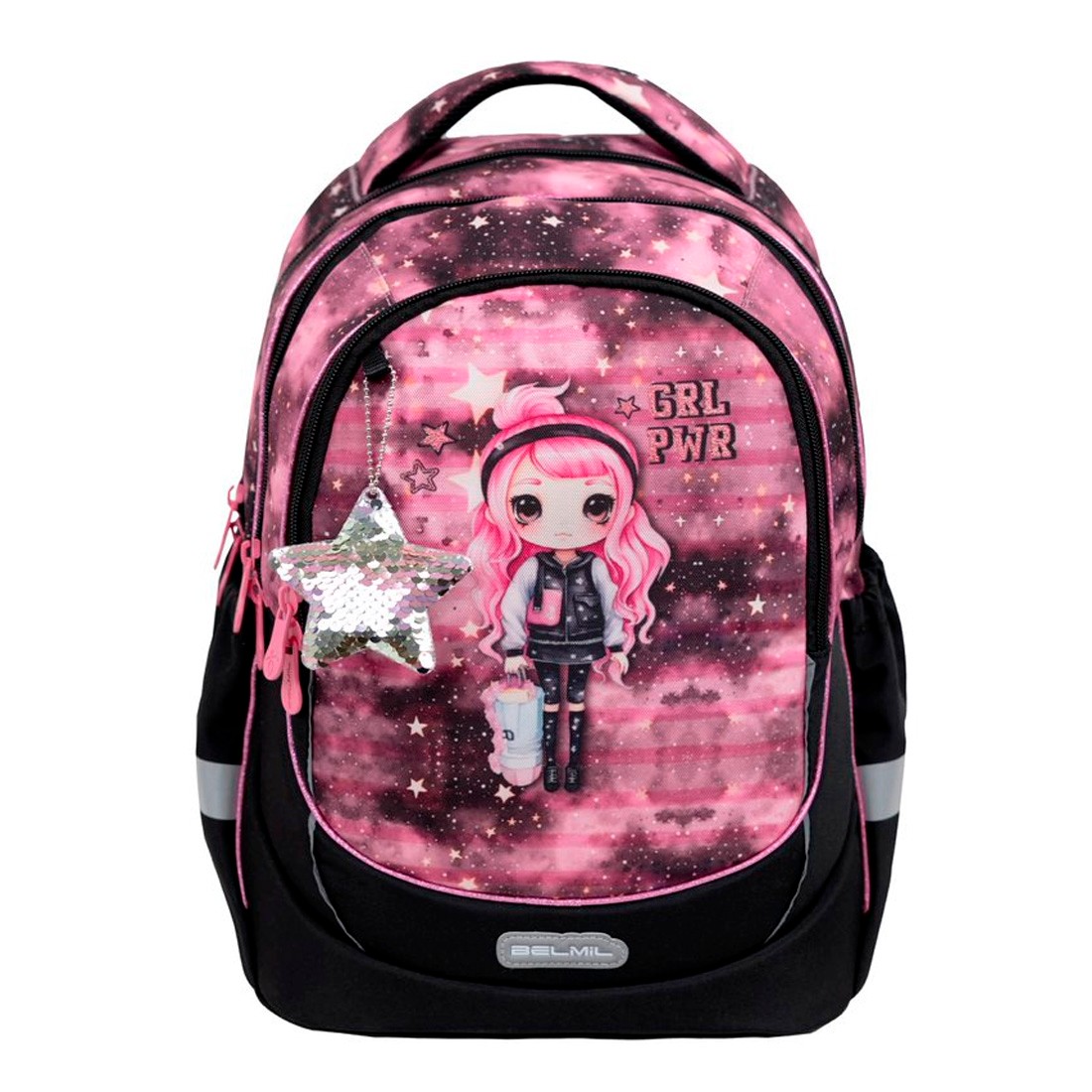 Belmil Pink Girl Ergonomik Okul Çantası 338-87/A
