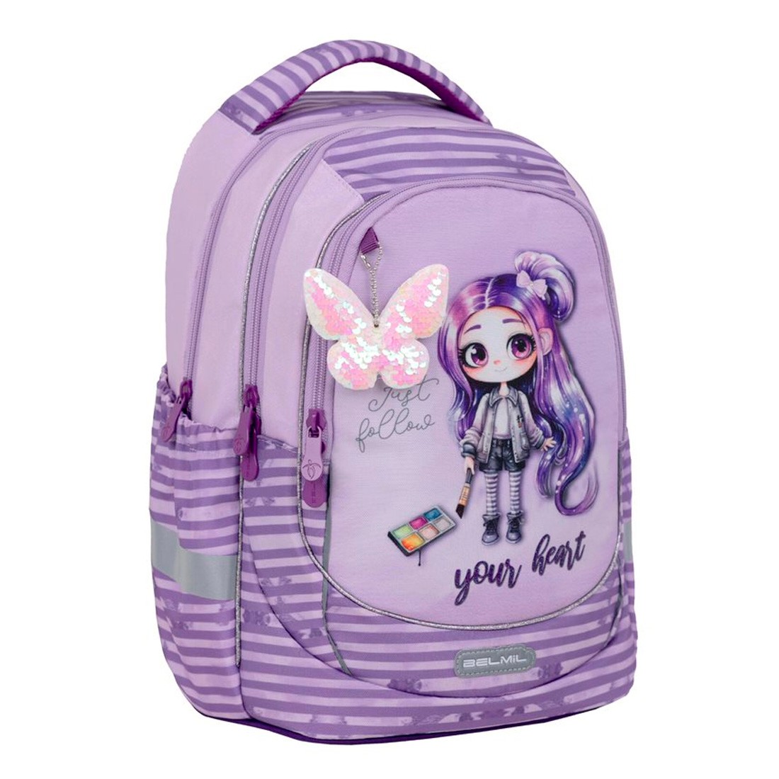 Belmil Violet Girl Ergonomik Okul Çantası 338-87/A