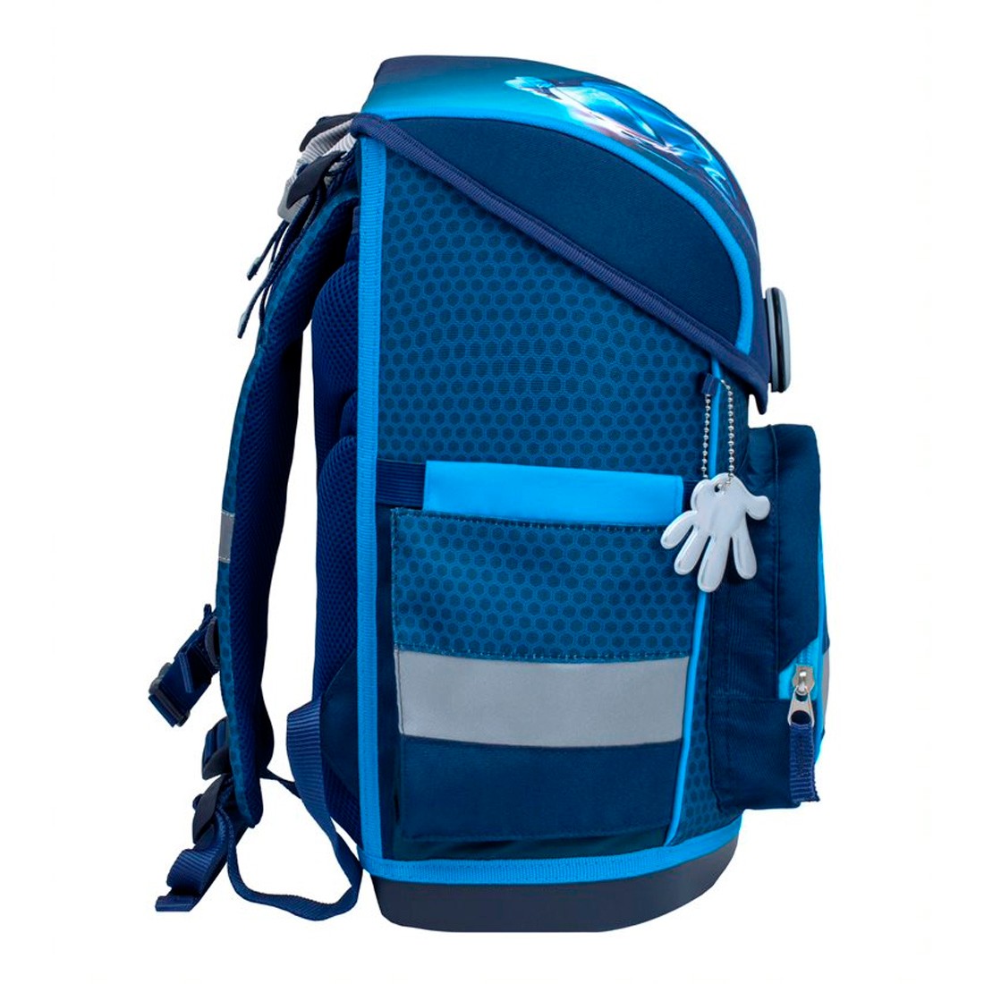 Belmil Racing Blue Neon Ergonomik Mıknatıslı Okul Çantası 405-41/AG-12