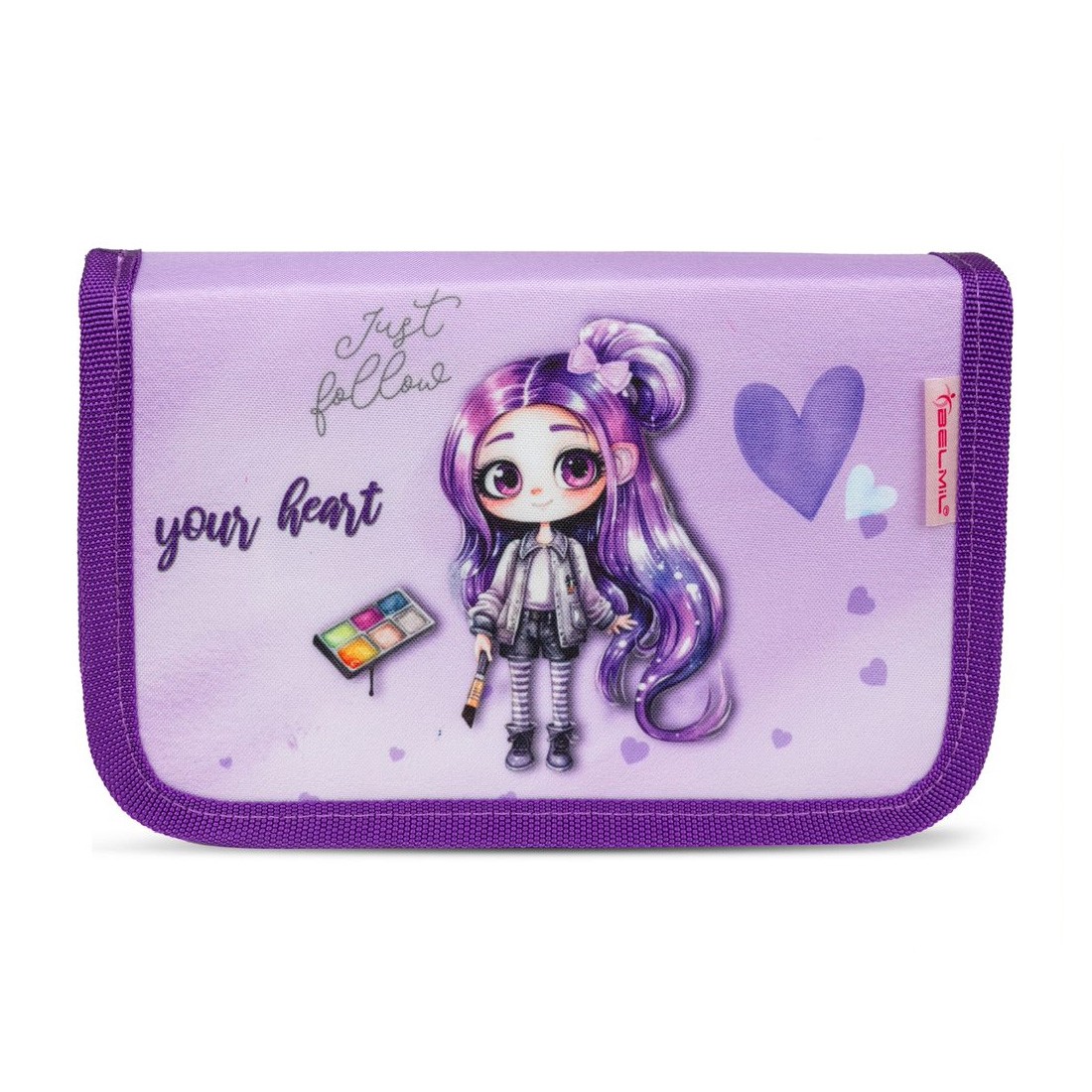 Belmil Purple Hair Girl Boş Kalem Kutusu 335-72