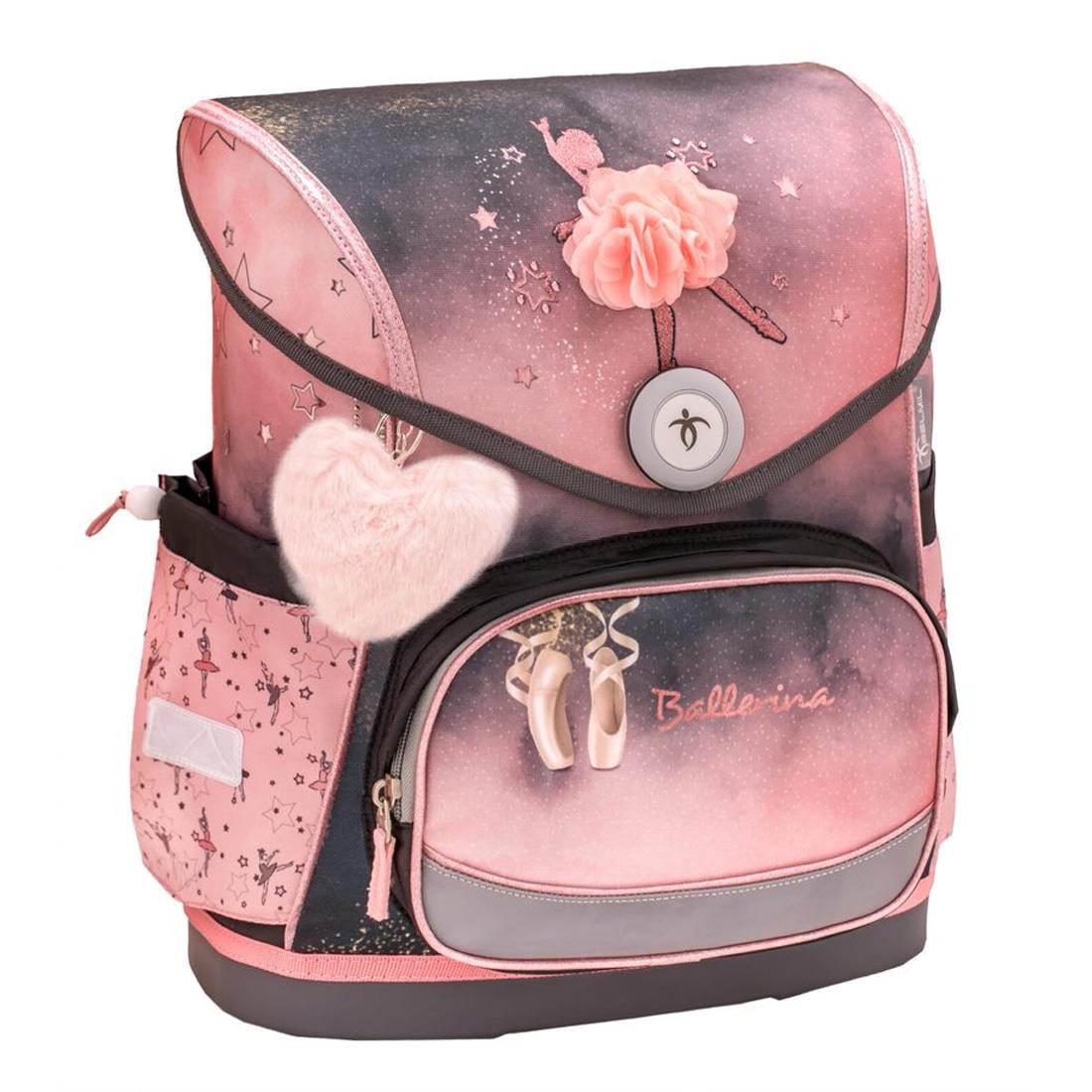 Belmil Ballerina Black Pink Ergonomik Mıknatıslı Okul Çantası 405-41/AG-3