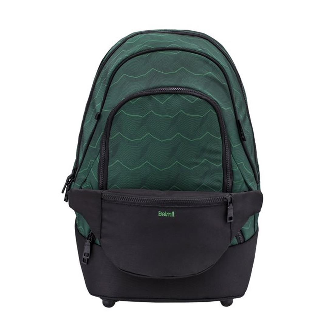 Belmil Waves Green 2 in 1 Ergonomik Okul Çantası 338-84/P/10
