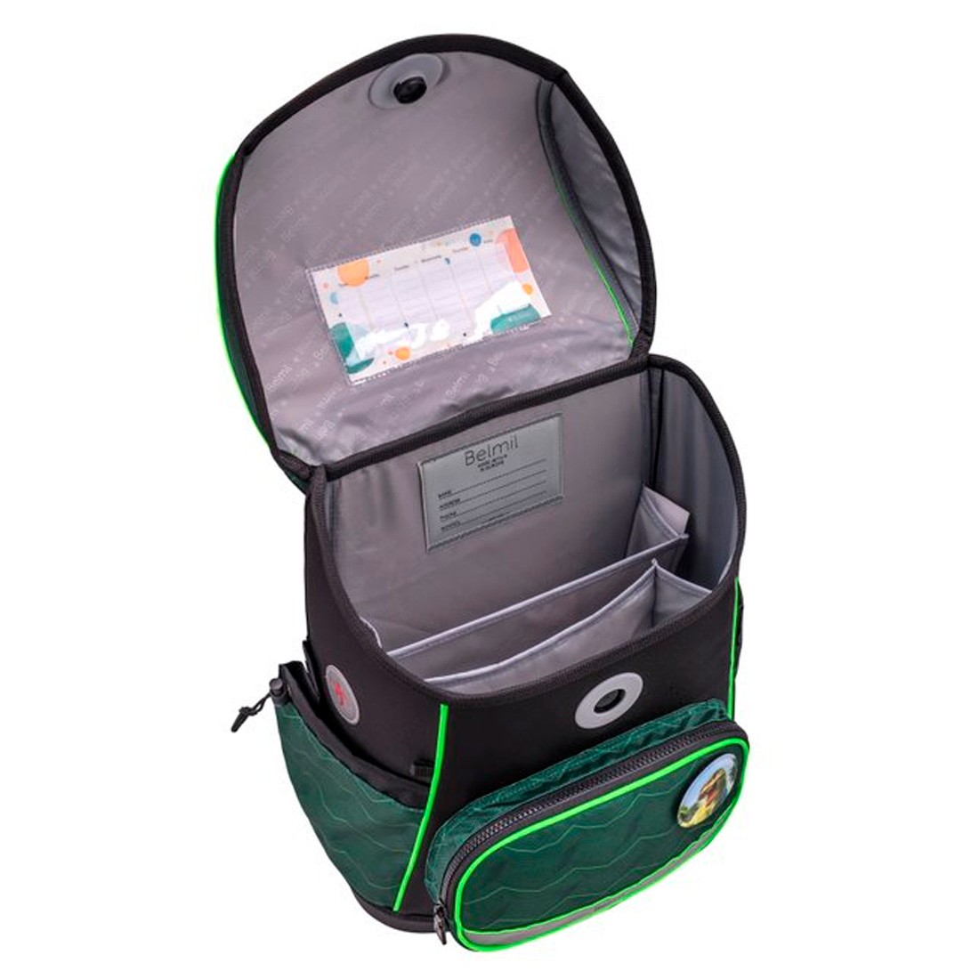 Belmil Waves Green Ergonomik Mıknatıslı Okul Çantası 405-41/P/10