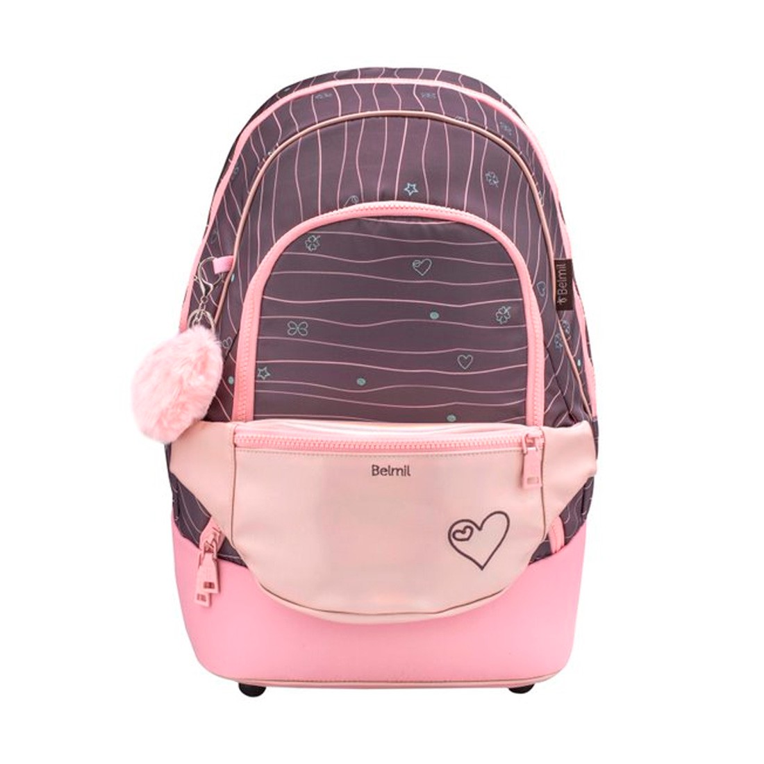 Belmil Mint Love Chic 2 in 1 Ergonomik Okul Çantası 338-84/P/2