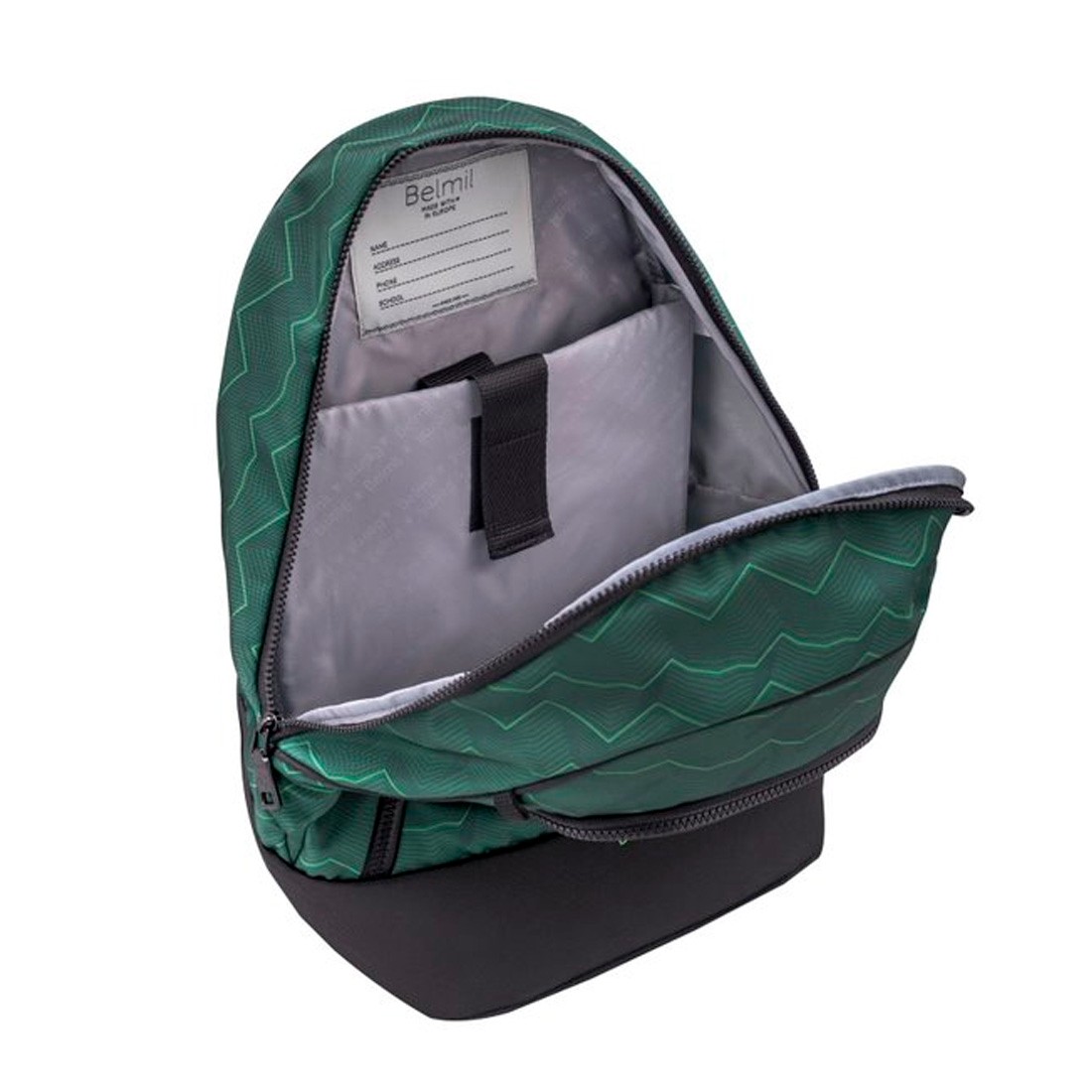 Belmil Waves Green 2 in 1 Ergonomik Okul Çantası 338-84/P/10