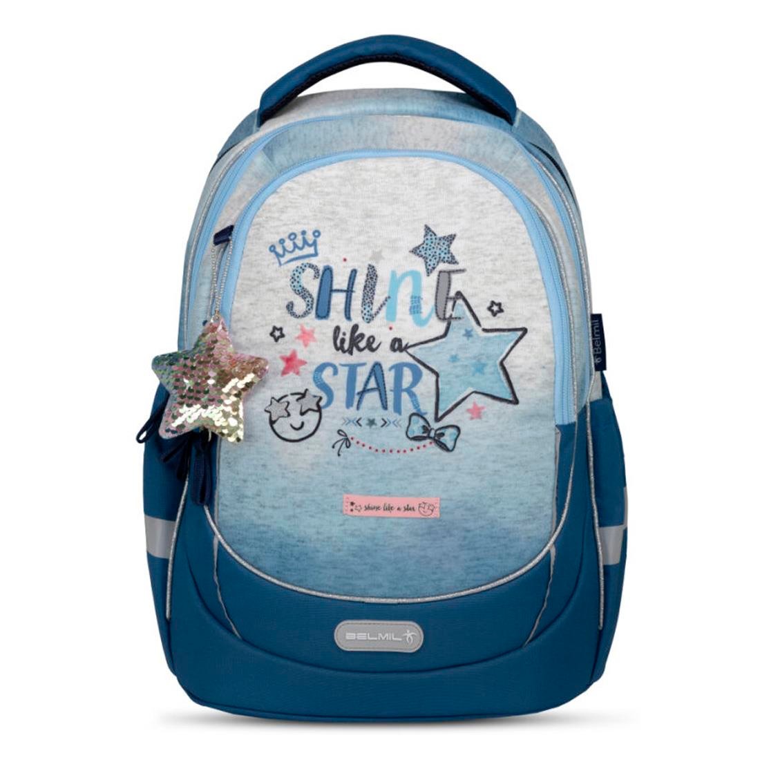 Belmil Shine like a Star Jeansl Ergonomik Okul Çantası 338-87