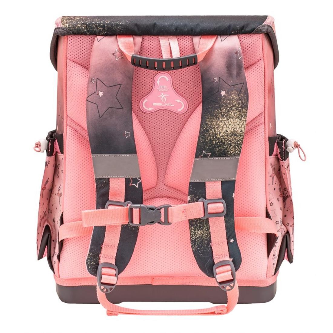 Belmil Ballerina Black Pink Ergonomik Mıknatıslı Okul Çantası 405-41/AG-3