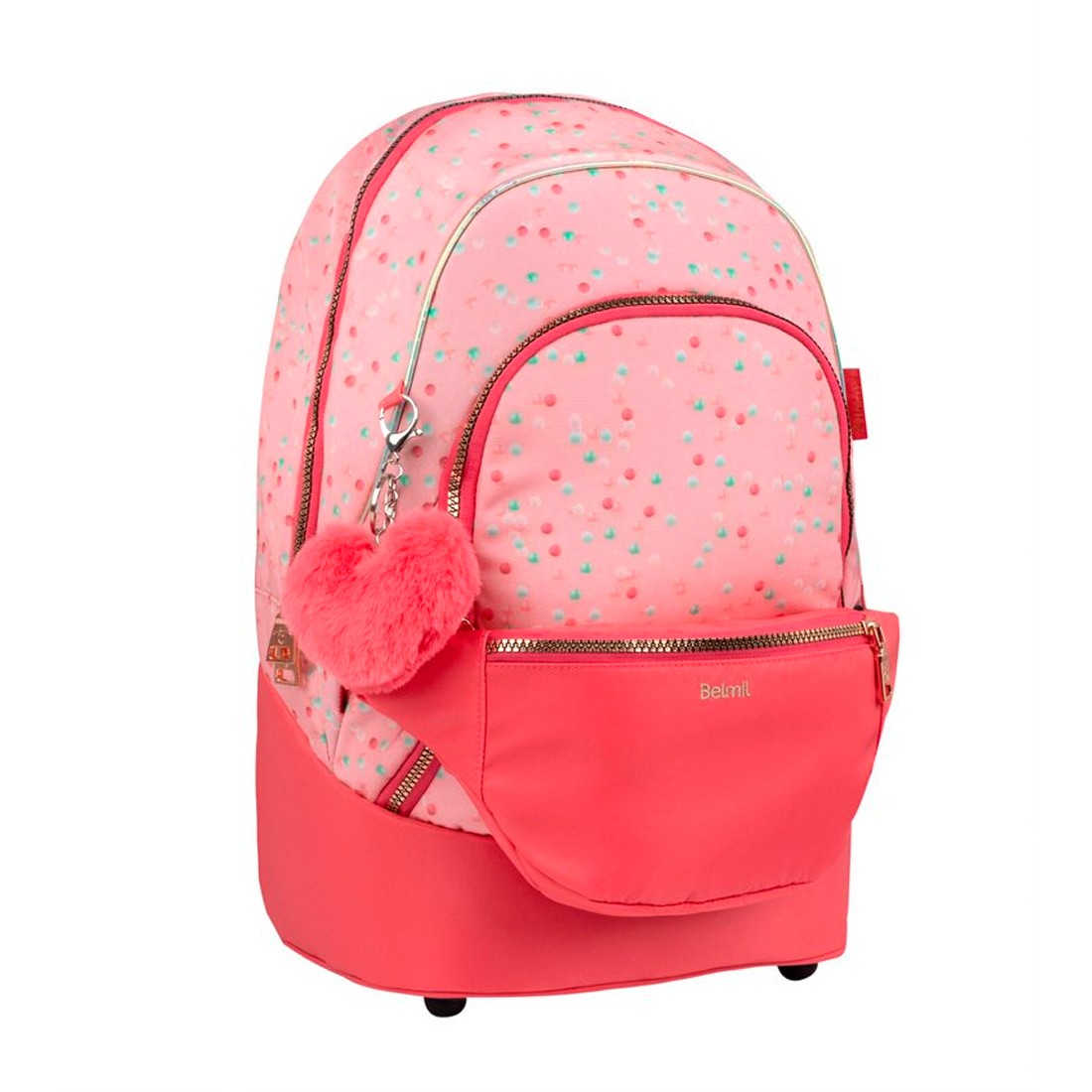 Belmil Rose Quartz Ergonomik Okul Çantası 338-84/P