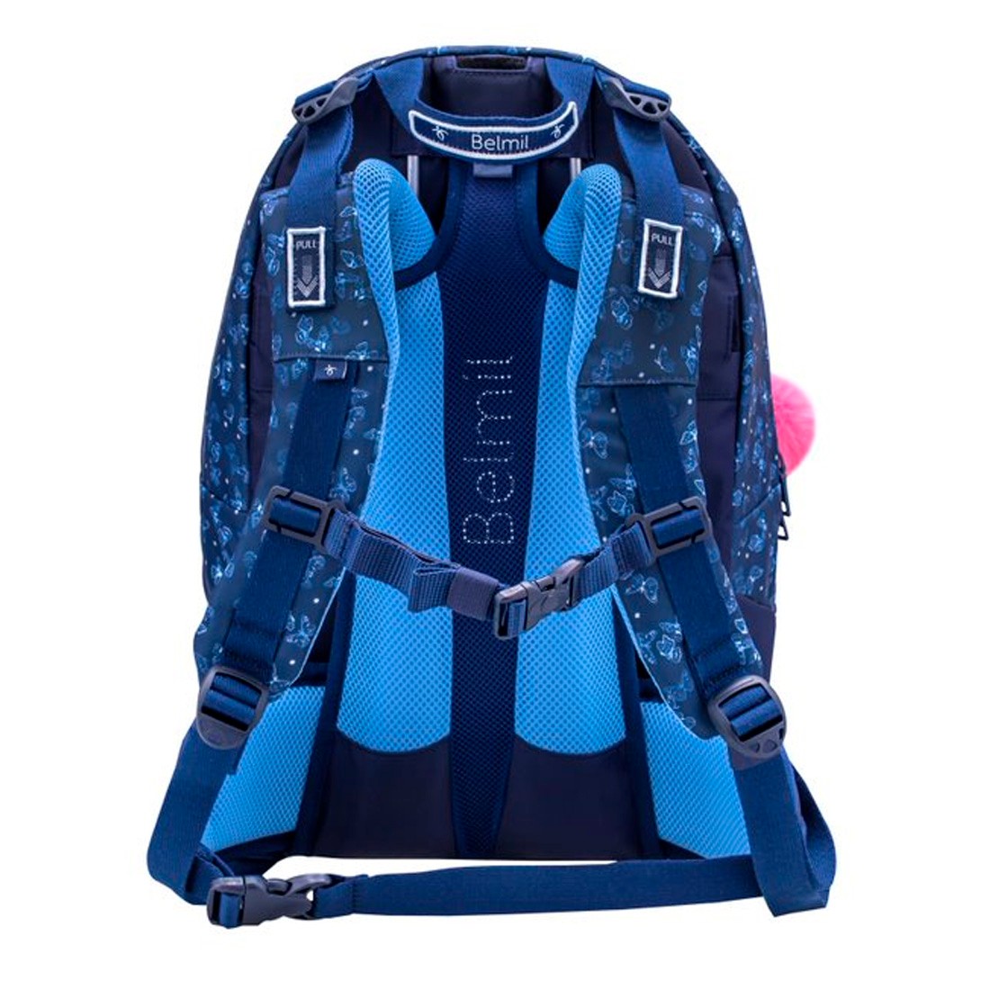 Belmil Flower Jeans Chic 2 in 1 Ergonomik Okul Çantası 338-84/P/7