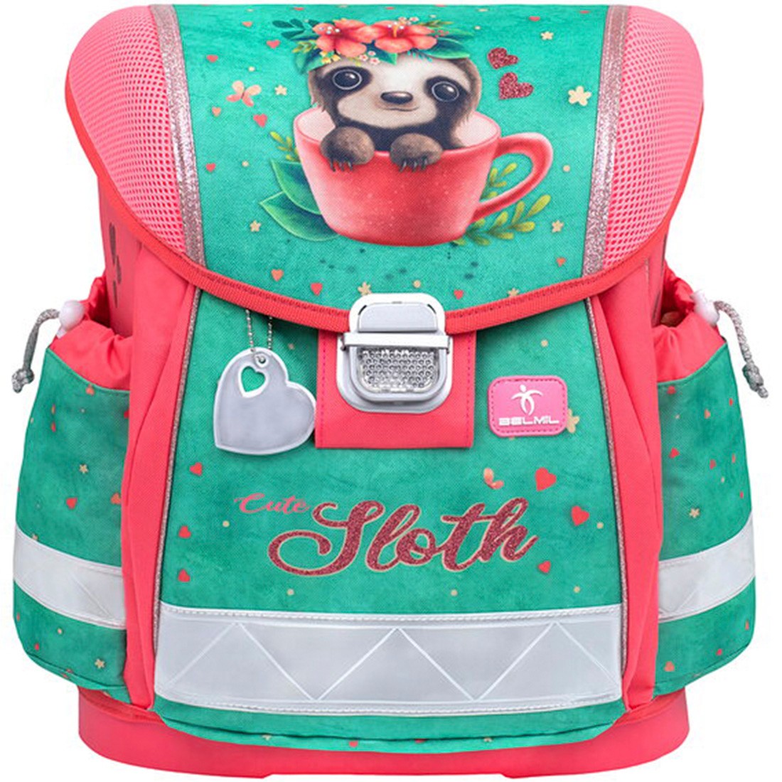 Belmil Cute Sloth Ergonomik Okul Çantası 403-13/AG
