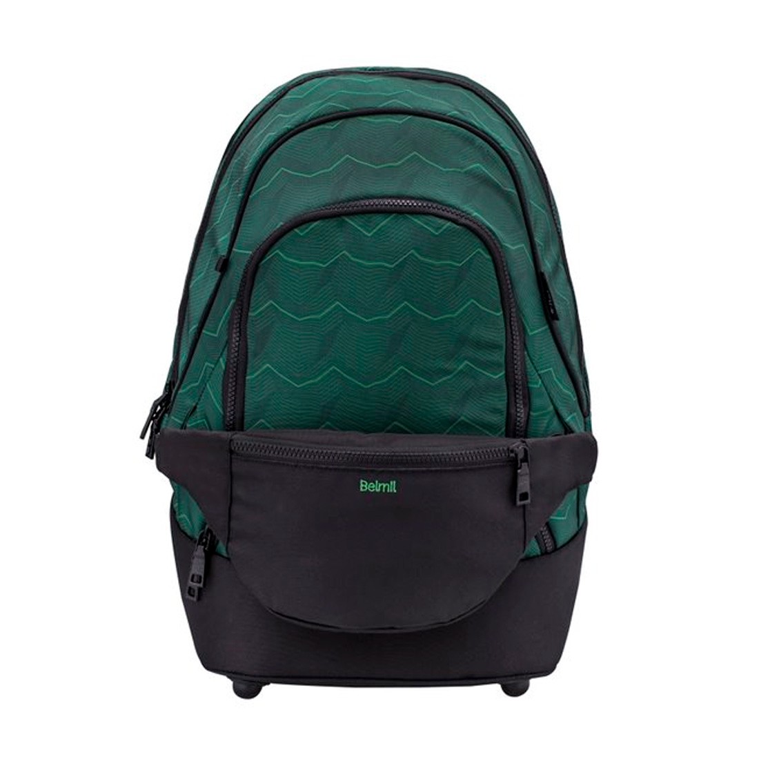 Belmil Waves Green 2 in 1 Ergonomik Okul Çantası 338-84/P/10
