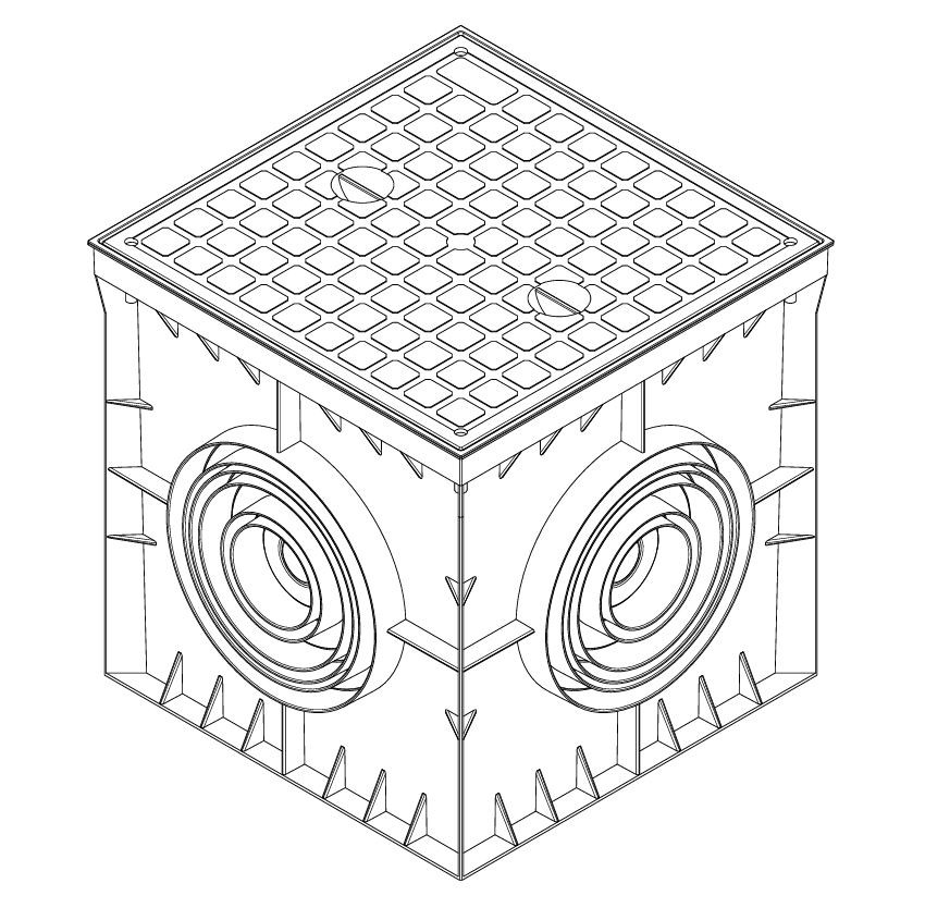 300x300x300 mm Menhol Kapaksız Menhol Kutusu