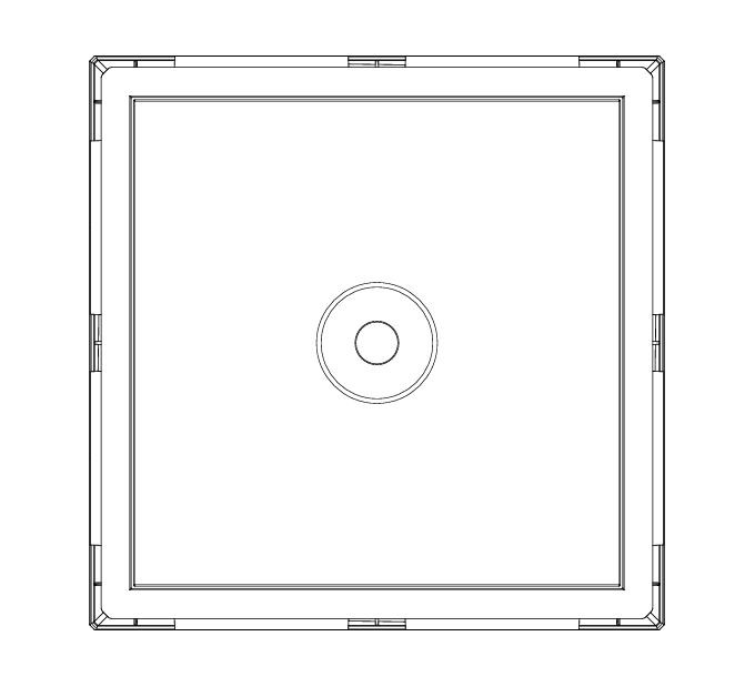 550x550x500 Düz Kapak - Menhol Kutusu ve Rögar Kapakları