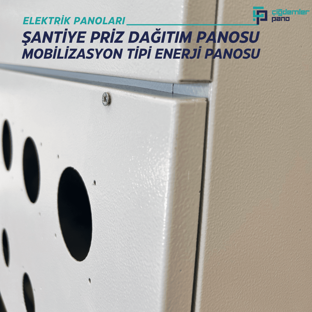 Şantiye Priz Dağıtım Panosu | Mobilizasyon Tipi Enerji Panosu