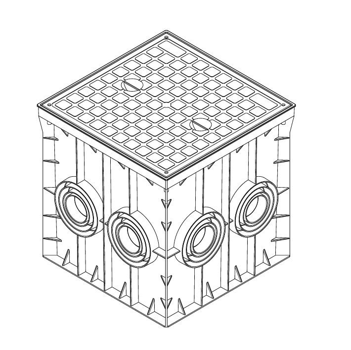 400x400x400 Menhol Kapaksız - Menhol Kutusu ve Rögar Kapakları
