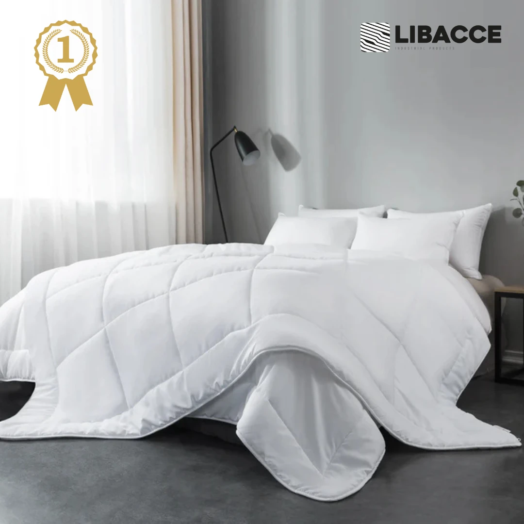 Microfiber Yıkanabilir 350 gr Elyaf Dolgulu Beyaz Yorgan