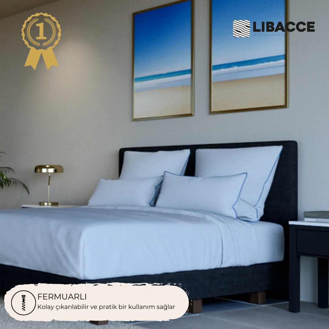 Pamuklu Beyaz İç Astar, Fermuarlı Yastık İç Kılıfı, Yastık Şiltesi