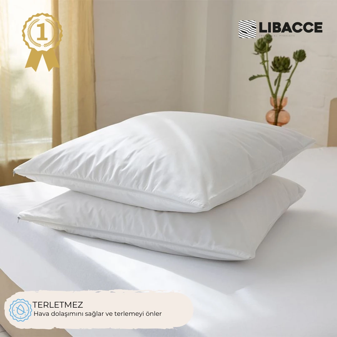 Pamuklu Beyaz İç Astar, Fermuarlı Yastık İç Kılıfı, Yastık Şiltesi