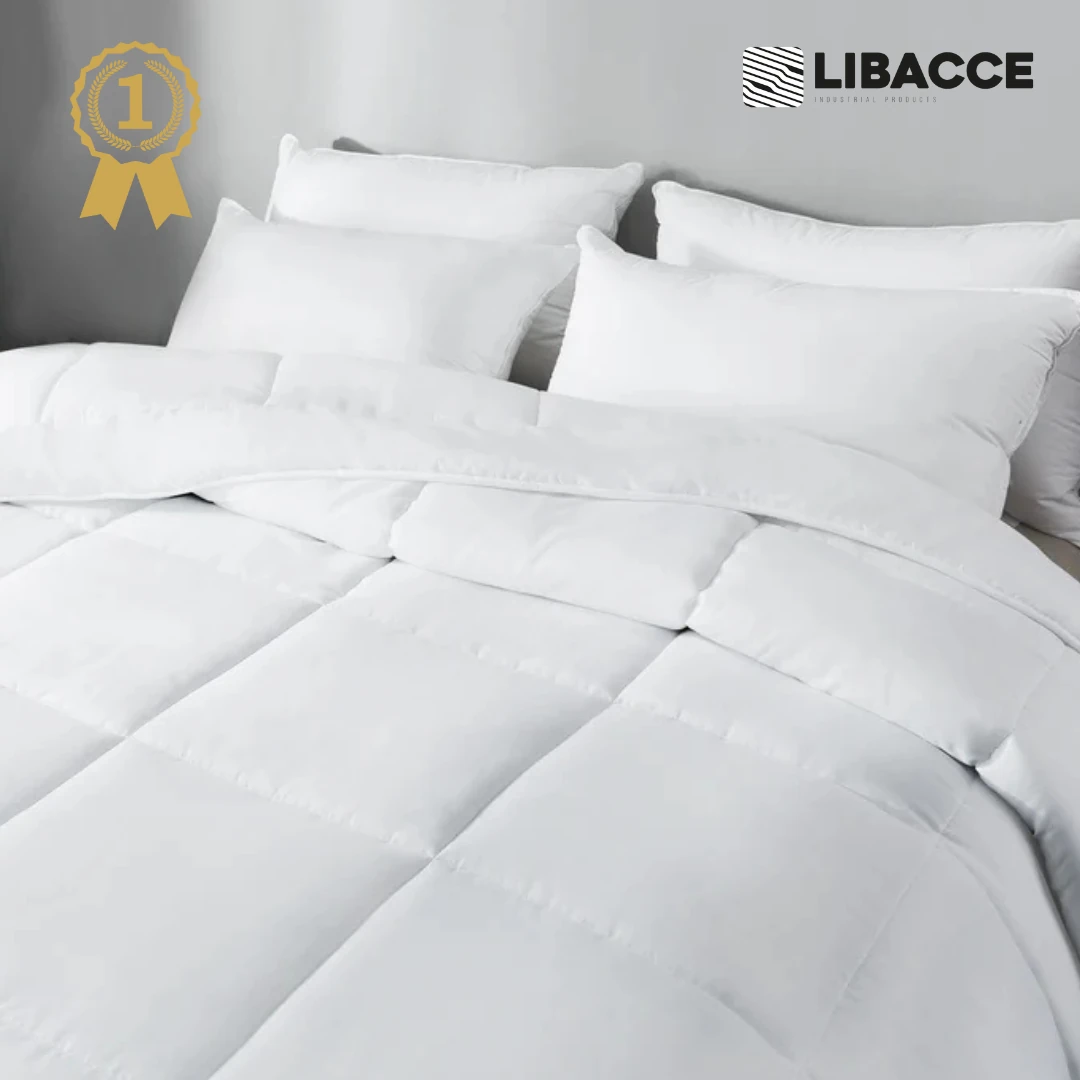 Microfiber Yıkanabilir 350 gr Elyaf Dolgulu Beyaz Yorgan