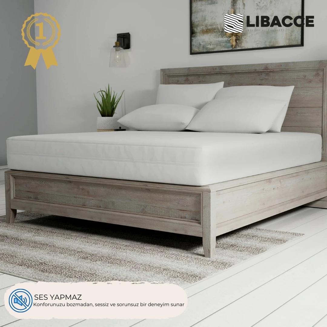 AquaShield Fermuarlı Beyaz Sıvı Geçirmez Yatak Koruyucu Alez