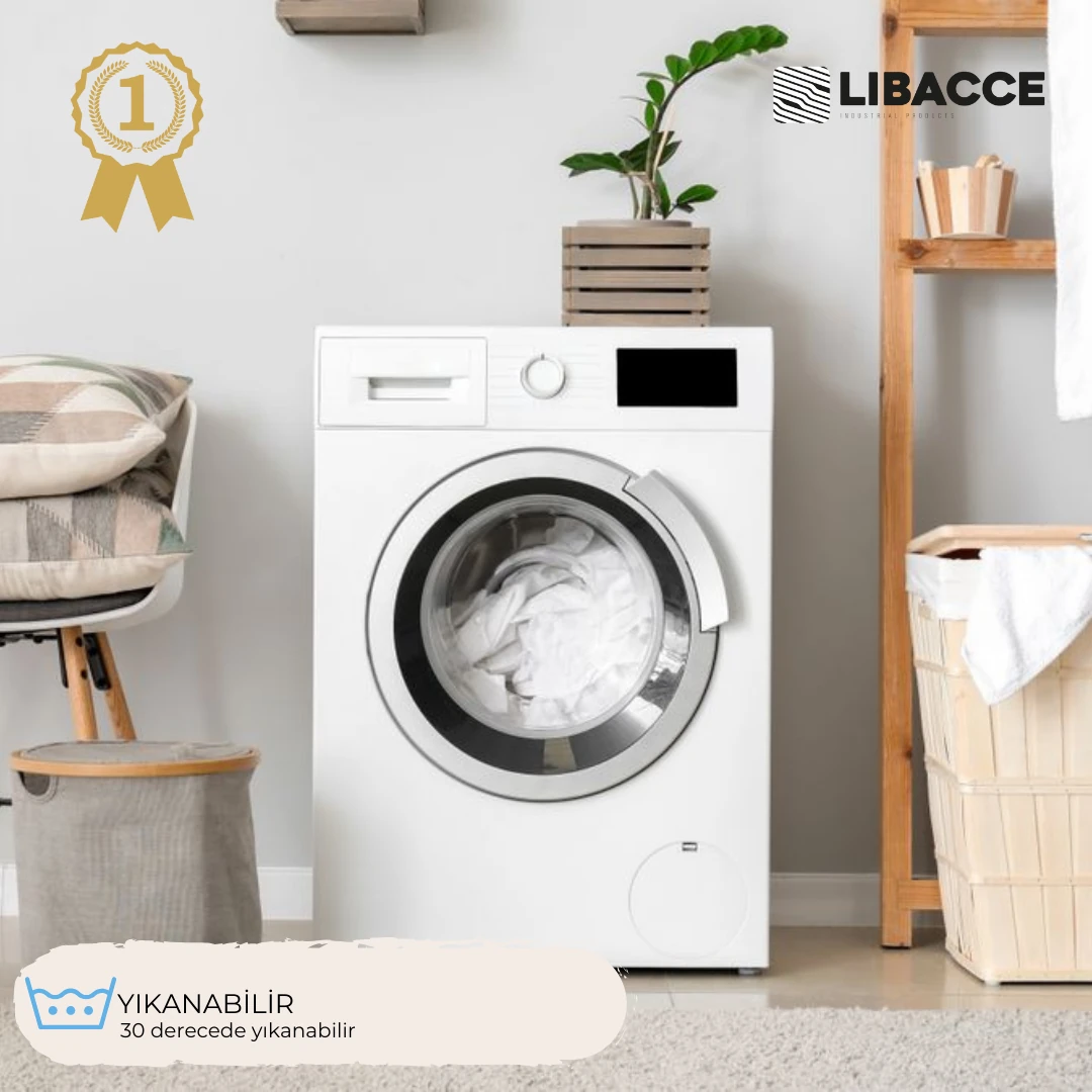 Pamuklu Beyaz Sıvıyı Hapseden Sıvı Geçirmez Köşe Lastikli Alez